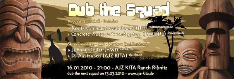 Flyer: Dub the Squad