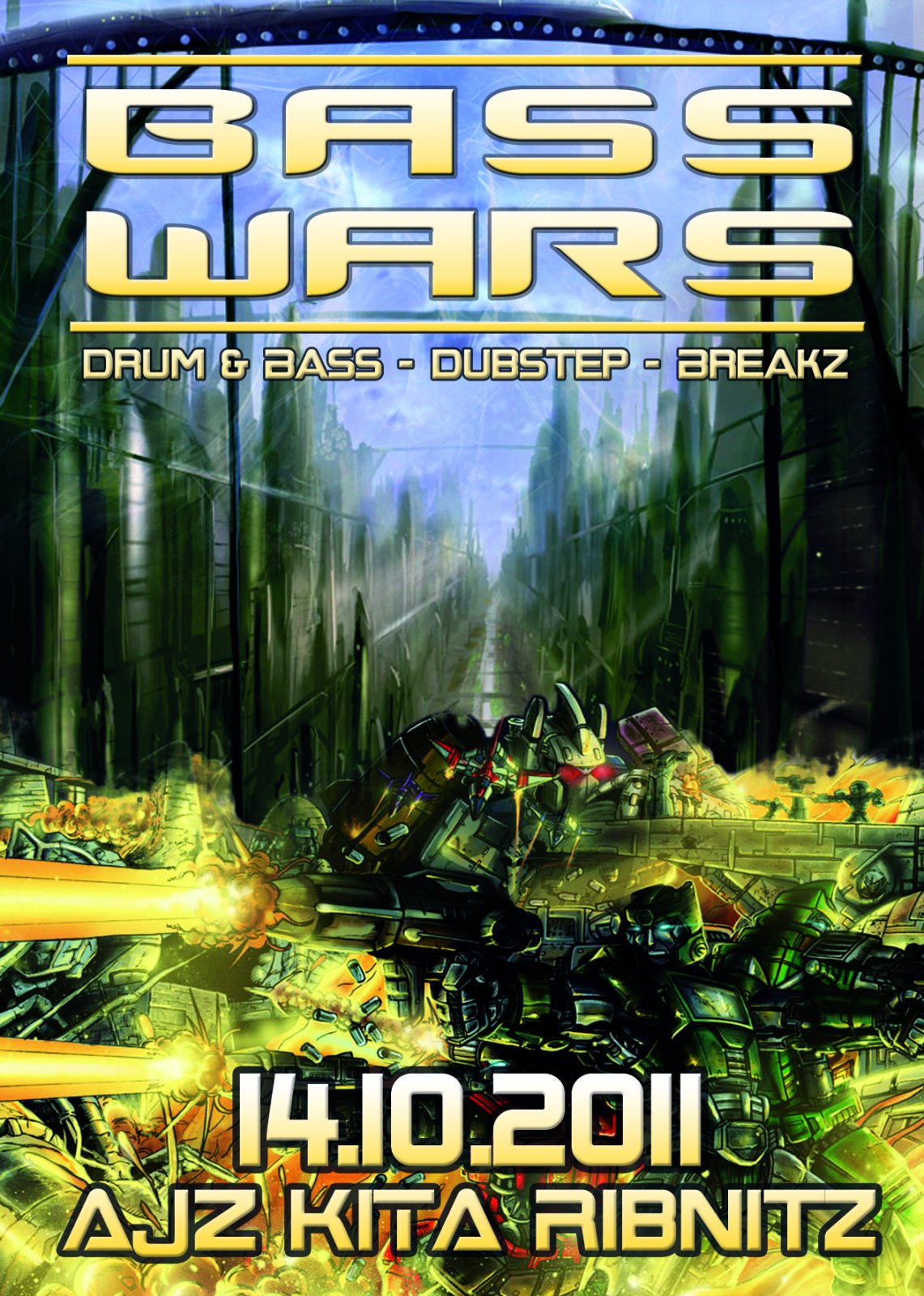 Flyer: Bass Wars (2014)