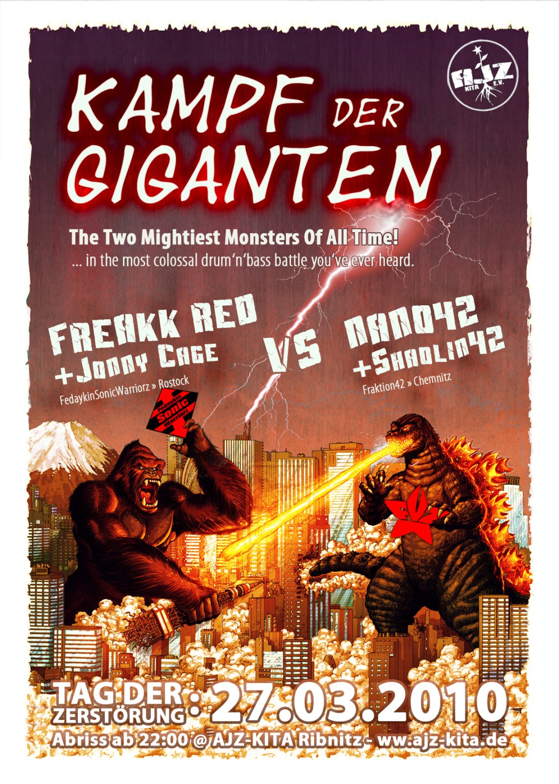 Flyer: Kampf der Giganten (2010)